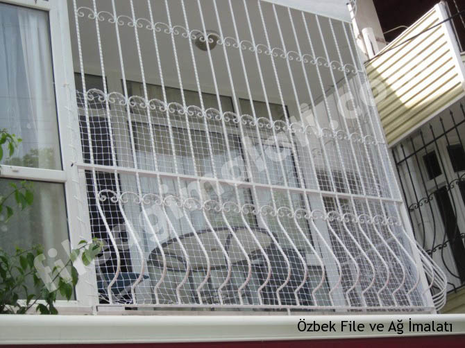 Balkon güvenlik ve kapama filesi